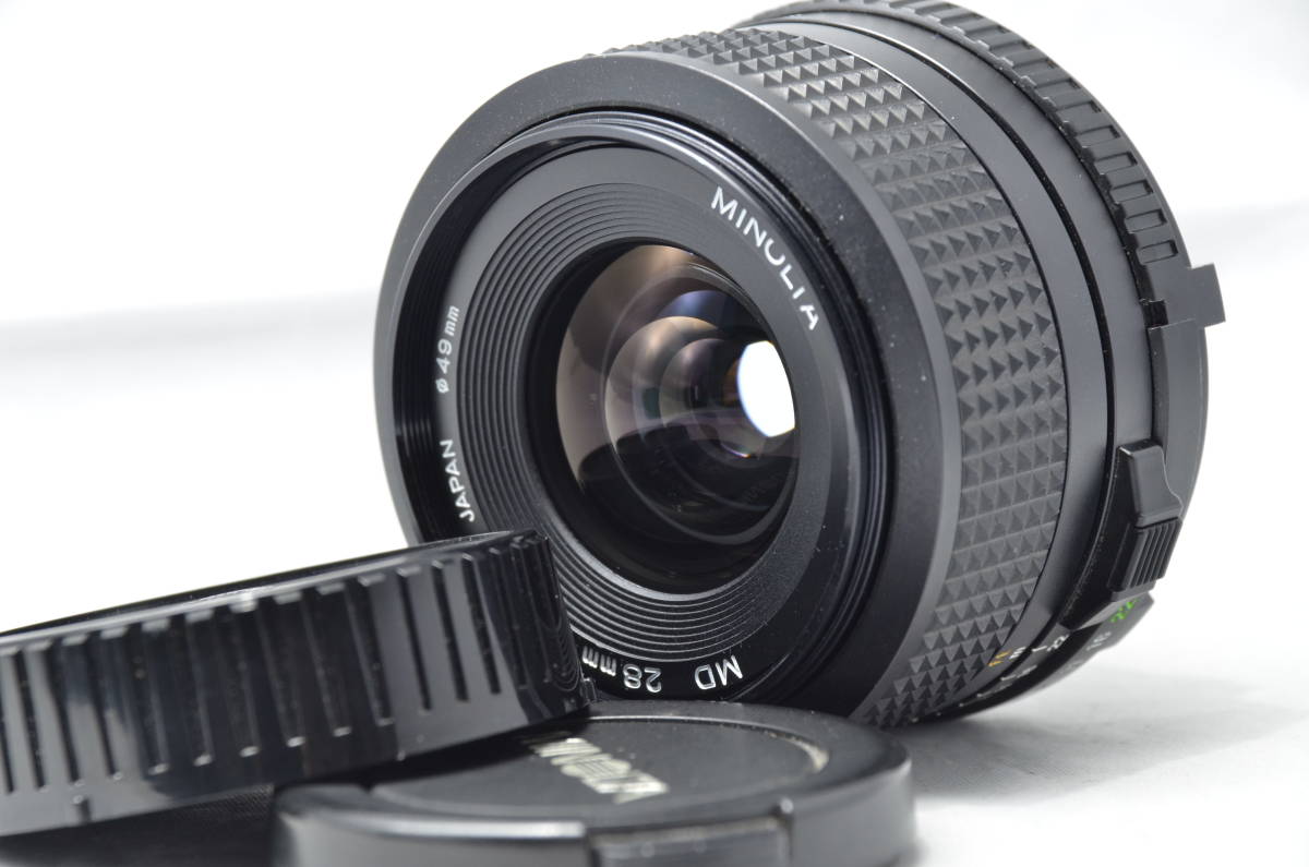 送料無料・日本製 ☆超極上品☆MINOLTA ミノルタ MD 28mm F2.8☆4651