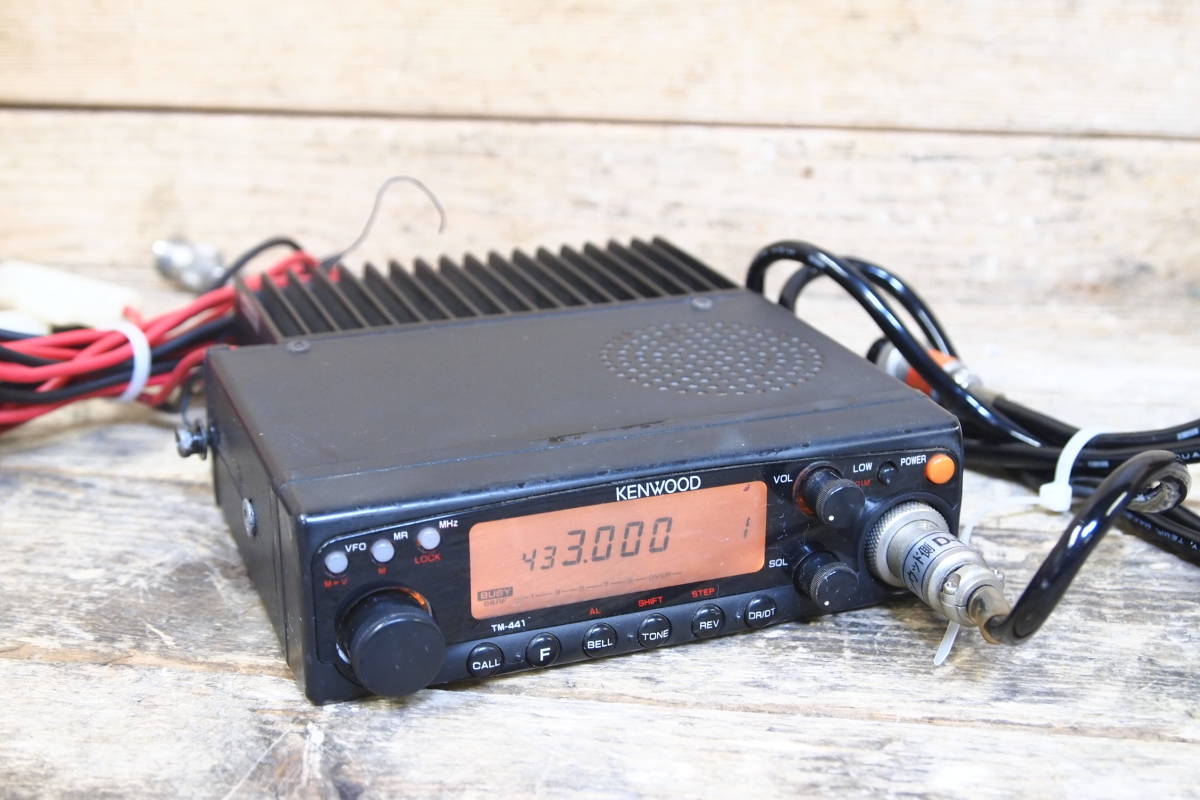 トランシーバー KENWOOD TM-441S ☆KENWOOD ケンウッド TM-441S 430MHZ FM TRANSCEIVER トランシーバー