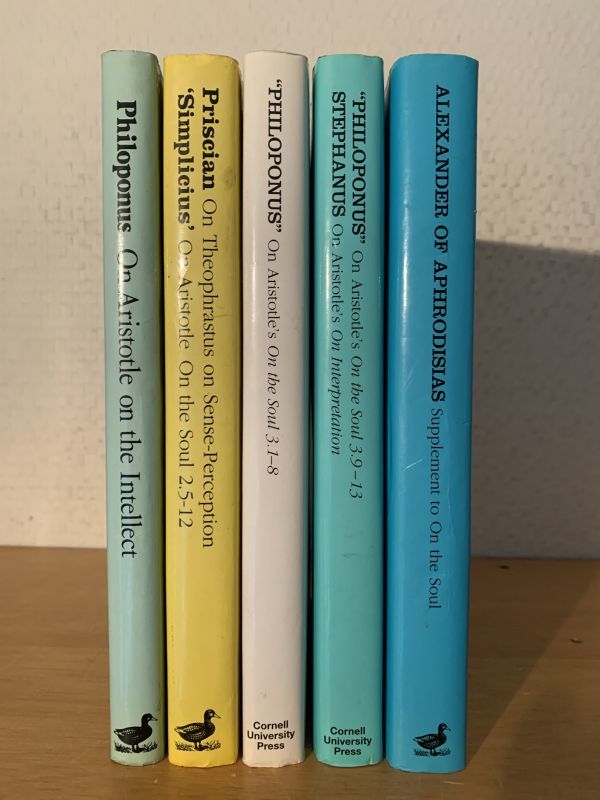 アリストテレス5冊 The Ancient Commentators on Aristotle. 英文洋書