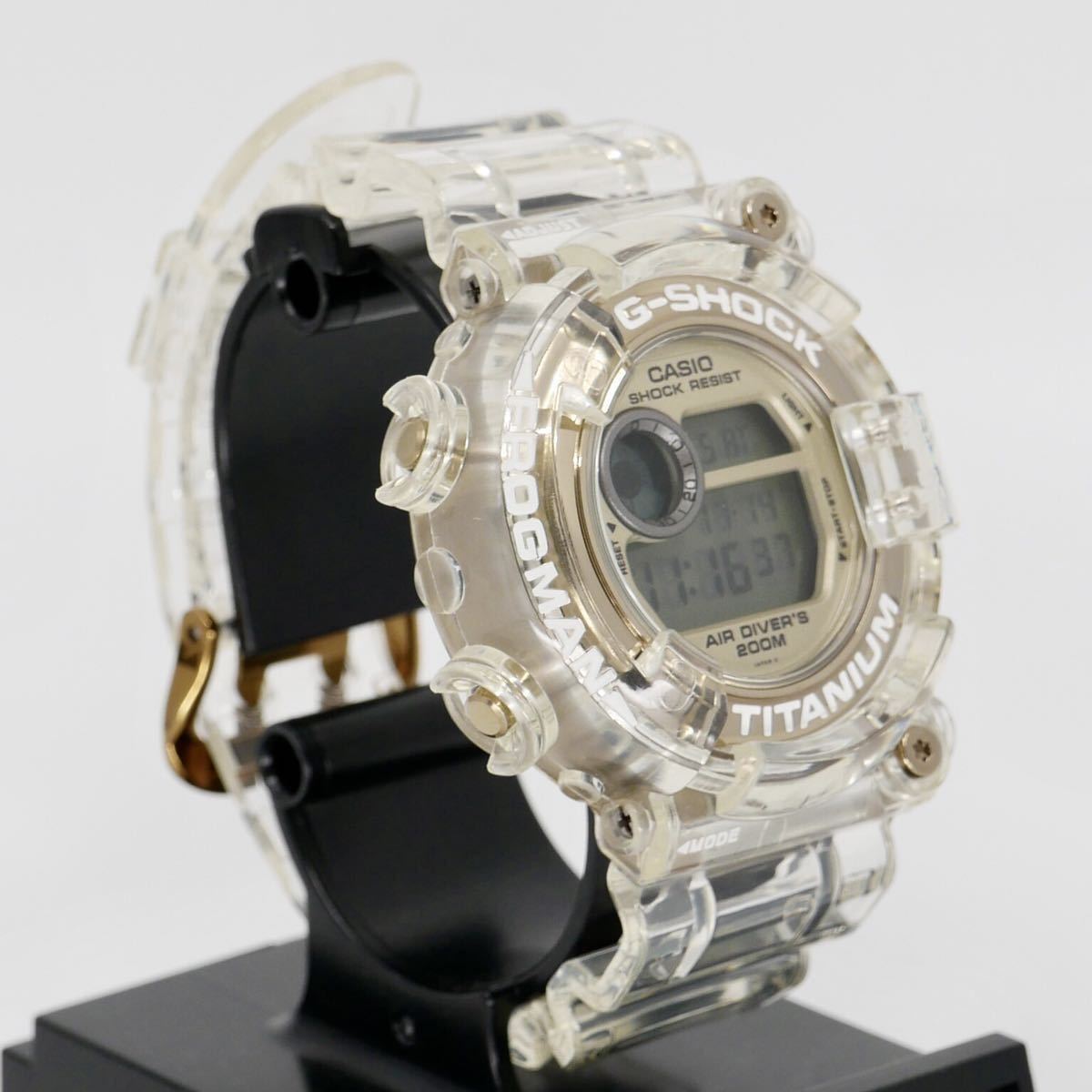 G-SHOCK WCCSマンタ 希少スケルトンゴールドチタンフロッグマンDW 