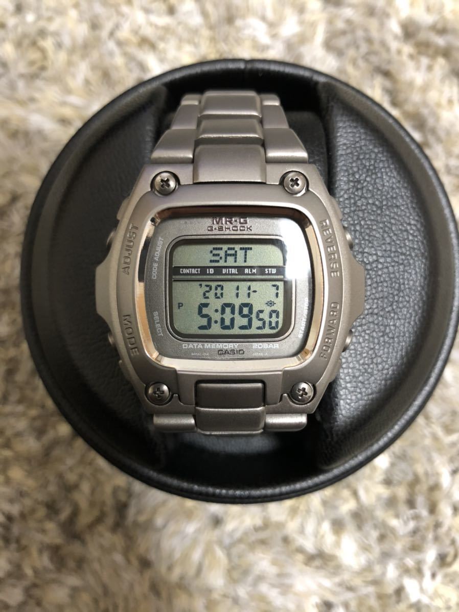 G-SHOCK - MRG-210T データメモリー MRG-210T-8サポートページ inches