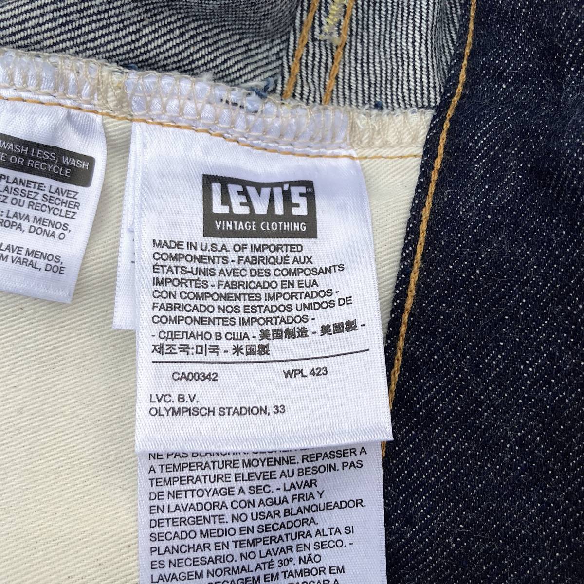 米国製 1954年モデル 最終ホワイトオーク LEVI
