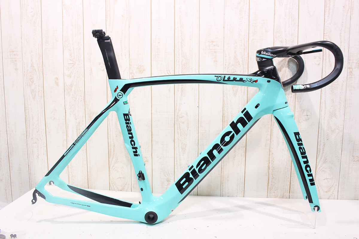全国無料，送料無料 Bianchi ビアンキ OLTRE XR4 チェレステ VISION METRON 5D 一体型ハンドル付属 2018年 55size 超(ロードバイク)｜売買されたオークション情報、yahooの商品情報をアーカイブ公開 - オークファン ロードバイク