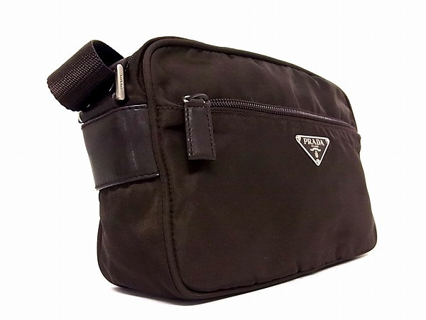 PRADA プラダ 1円 テスートナイロン 極美品 - ナイロン 三角ロゴ