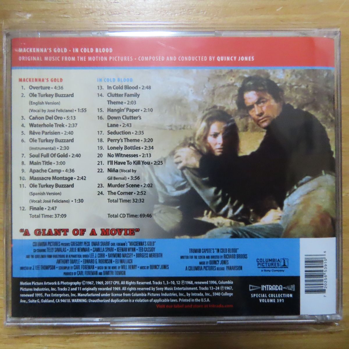 720258539106;【INTRADA/CD/24曲収録】クインシー・ジョーンズ