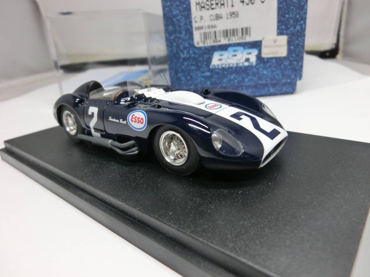【BBR】MASERATIマセラティ 450S / G.P. Cuba 1958 BBR MASERATI 450S CUBA G.P. 1958 1/43 【公式通販】