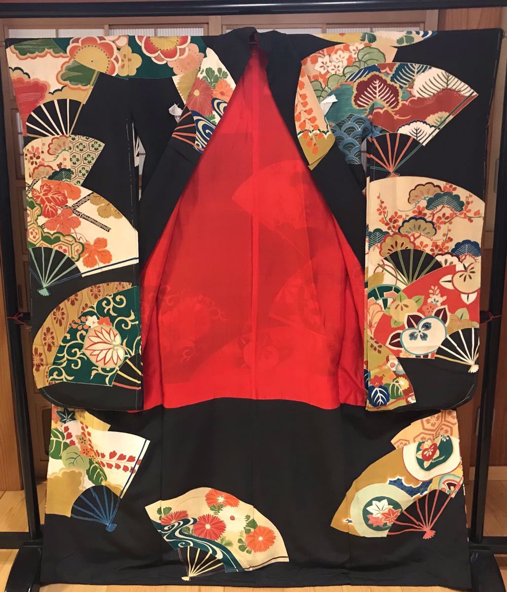 大正ロマン 金彩 藤 日本刺繍 手刺繍 牡丹 アンティーク アンティーク 