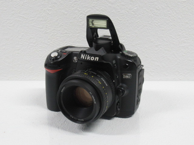 □Nikon D80 ニコン デジタル一眼レフカメラ レンズNIKKOR 50mm 1