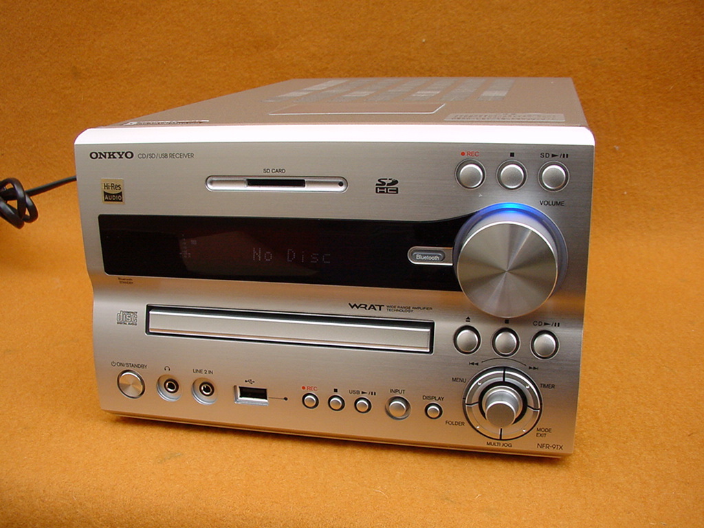 未使用 ONKYO CD/SD/USBレシーバー NFR-9TX(S)☆センターユニット部