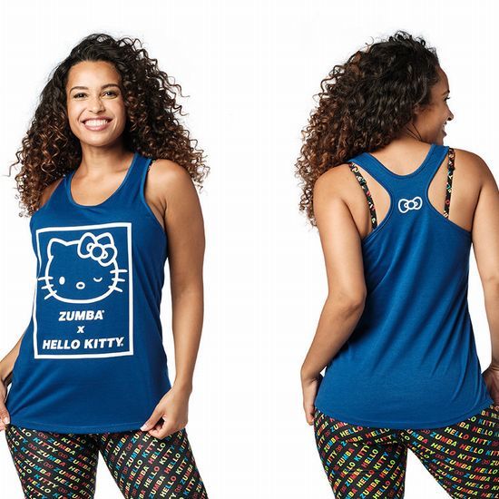 驚きの破格値，人気 正規品 Mサイズ ZUMBA ズンバ Zumba X Hello Kitty Tank(タンクトップ)｜売買されたオークション情報、yahooの商品情報をアーカイブ公開 - オークファン タンクトップ
