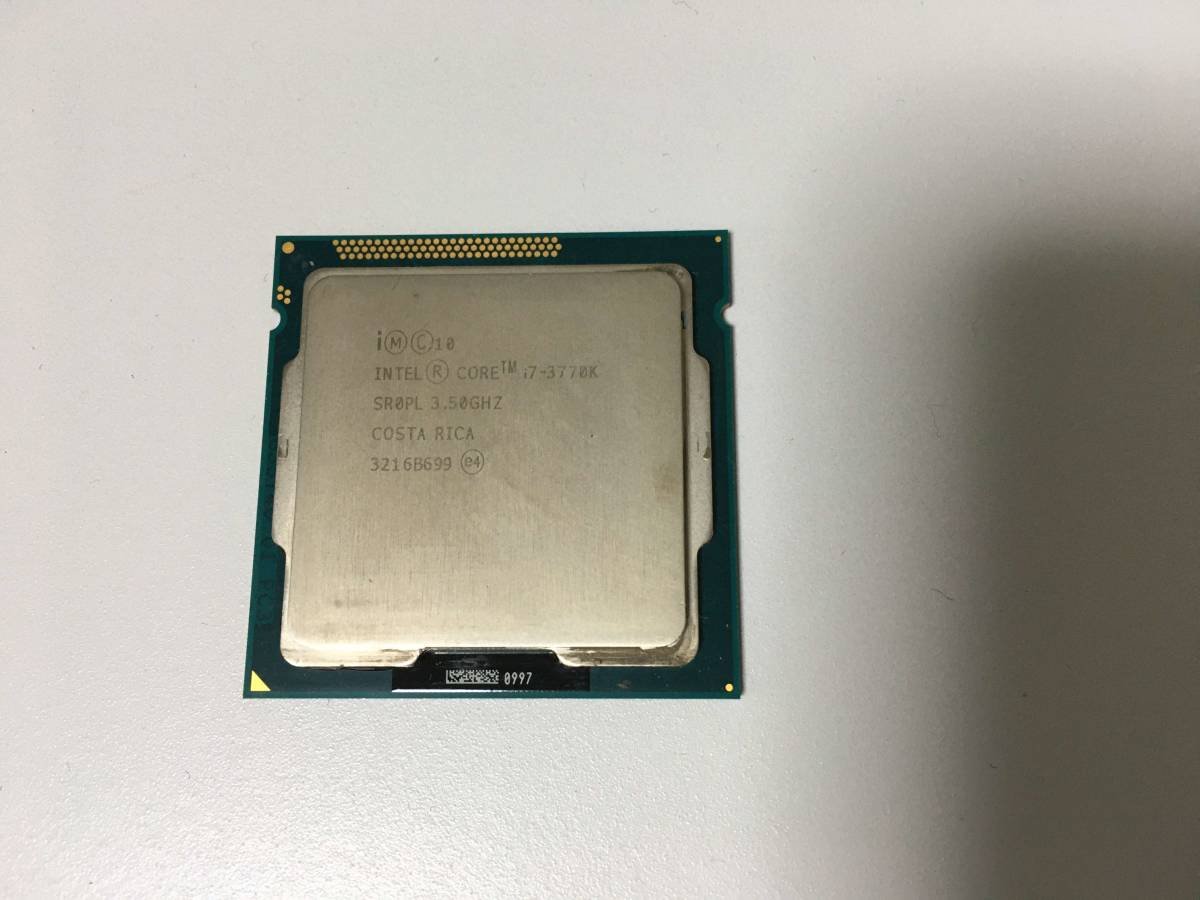 Core Intel SR0PL i7-3770K Socket LGA1155 Processor 3.5 Quad Cores 
