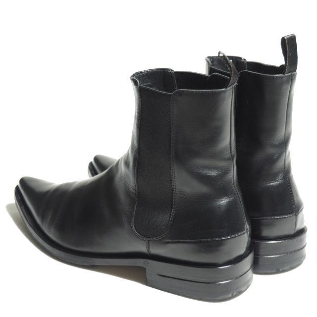 H0328P △DIOR HOMME ディオールオム△ 04SS STRIP期 ポインテッドトゥ 