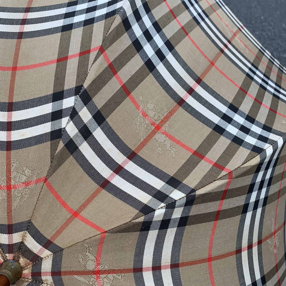 1円~【比較的美品】Burberrys バーバリー 傘 ノバチェック 長傘
