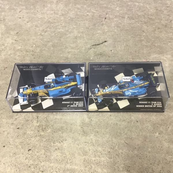 ミニチャンプス 1⁄43 F1 ルノー 1円〜 チーム TEAM R29 R26 等 R25 ⁄