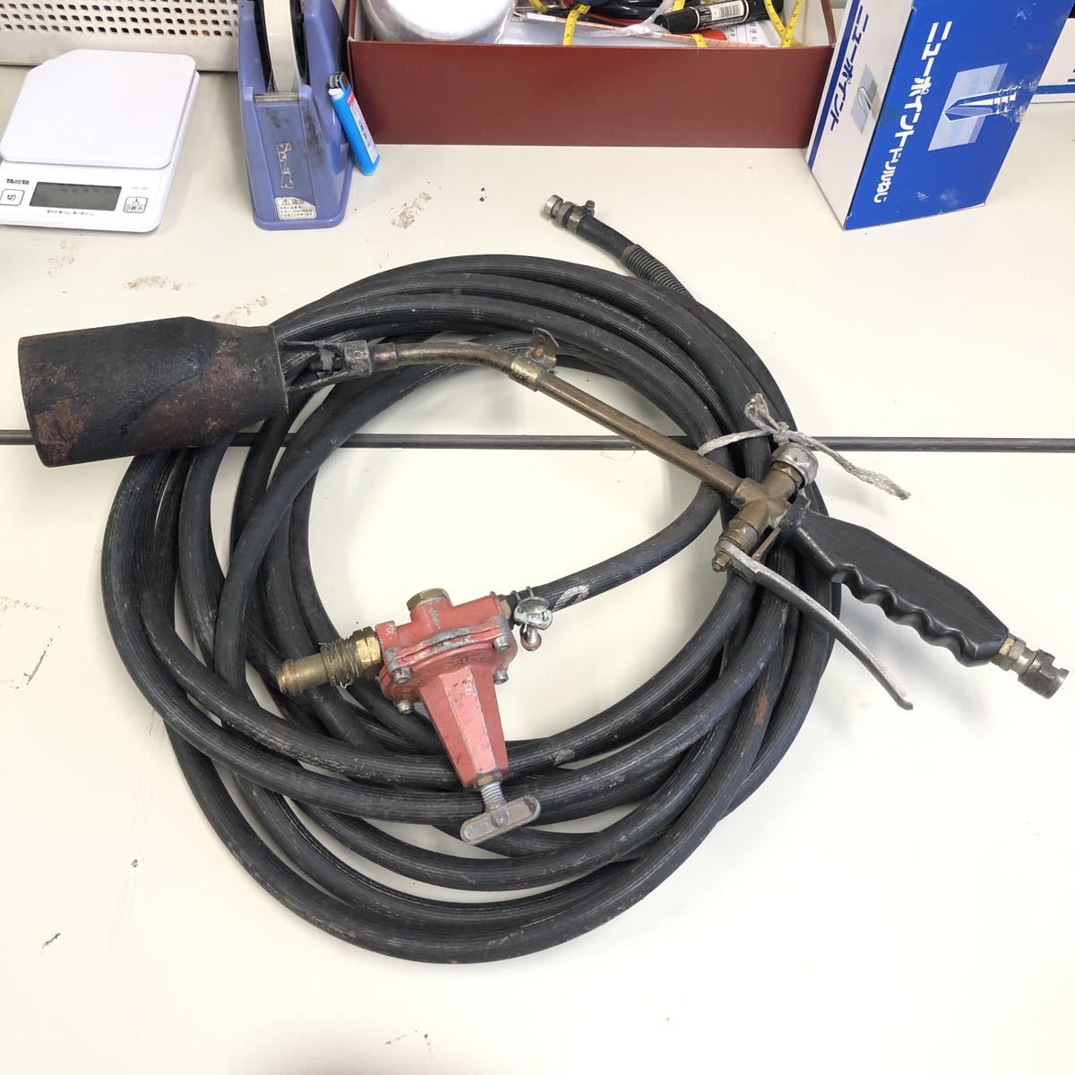 ガスバーナー PB-L2 種火付バーナー EA300-1｜350mm 強力 道路補修 解