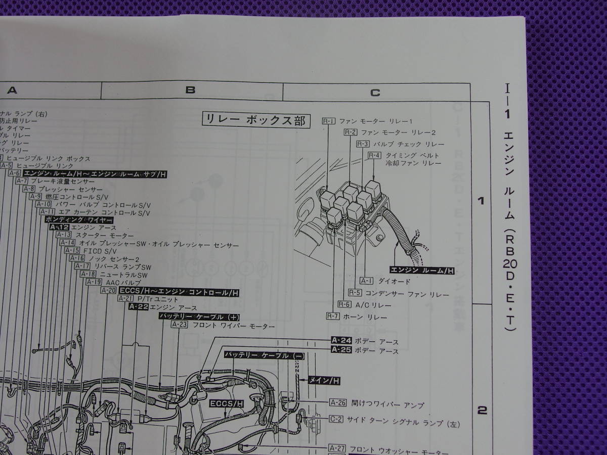 フェアレディZ Z31 原本 日産 配線図集 追補版Ⅰ 昭和60年9月