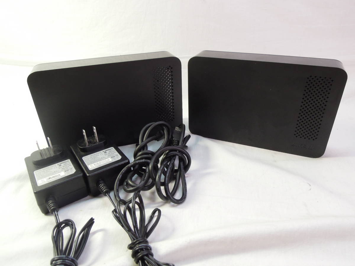 T755☆BUFFALO/バッファロー/外付ハードディスク/HD-LC3.0U3/N /HD-LC3