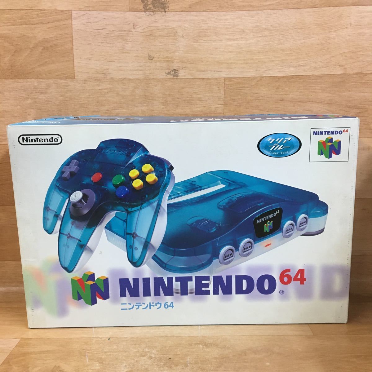 任天堂 NINTENDO 64 本体 クリアブルー ニンテンドー64 N64 動作確認 