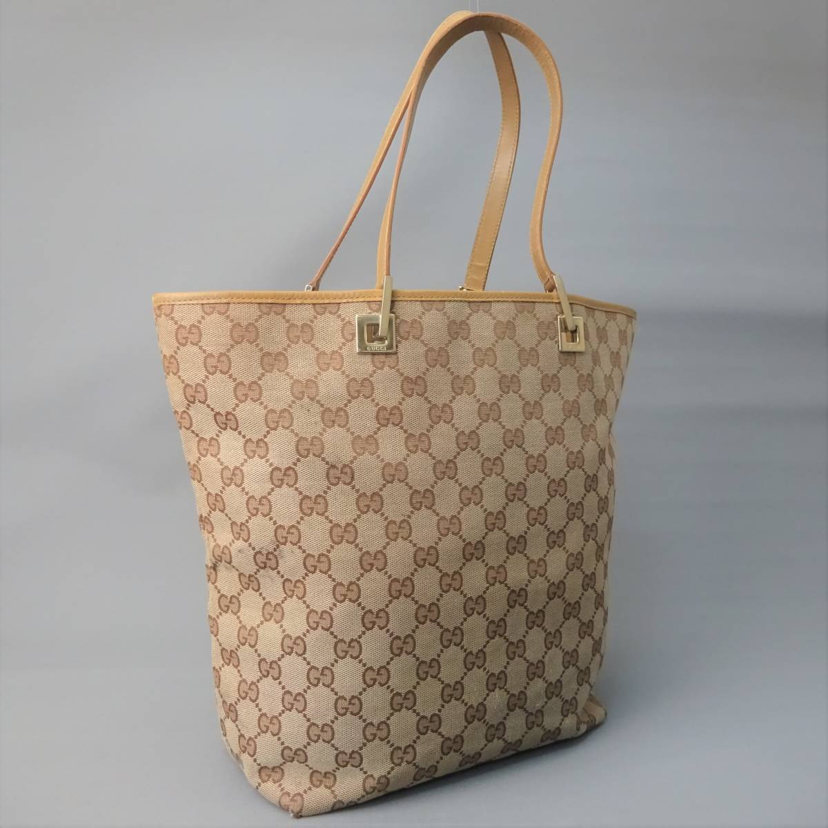 グッチ GUCCI GGキャンバス トートバッグ GG - ベージュ 駅南やまご 