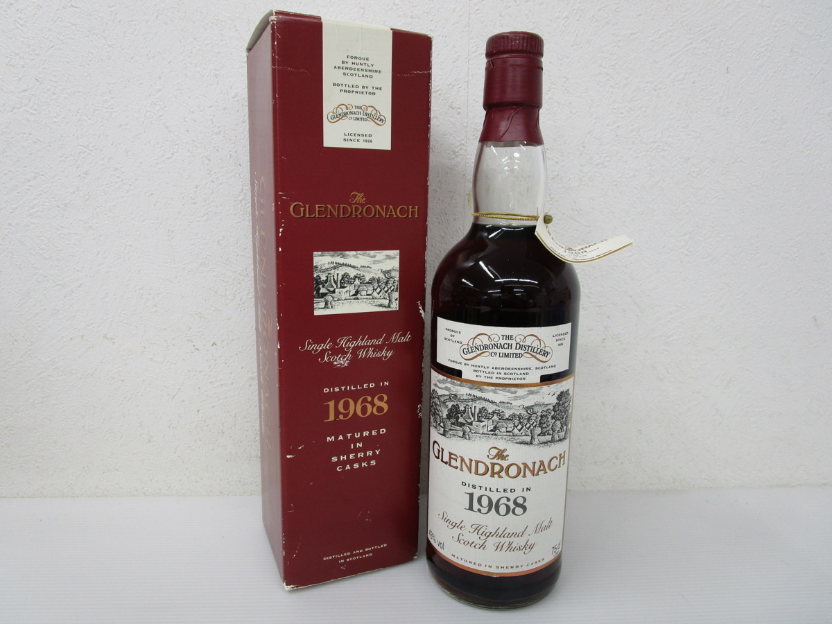  グレンドロナック 1968 25年 ANA限定 シェリーカスク シングル ハイランド モルト 750ml 43% THE GLENDRONACH 古酒 未開栓 箱付き/31249(ハイランド)｜売買されたオークション情報、yahooの商品情報をアー シングルモルト