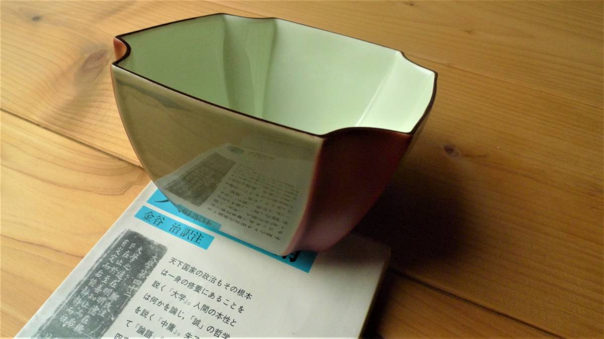 未使用 深川製磁 百年庵 小鉢揃い 茶緑灰釉 ト*リ様 未使用宮内庁