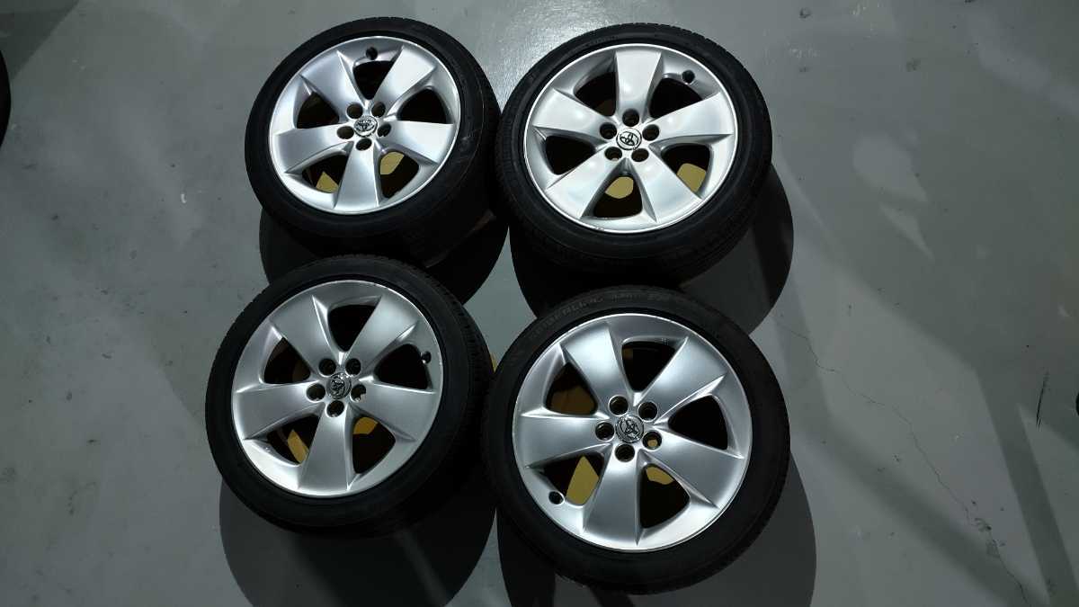 30プリウス sツーリング純正アルミホイール 17インチ トヨタ純正 美品