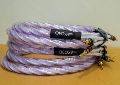 スピーカーケーブル ◇ QED Genesis Silver Spiral 2m バナナ ペア
