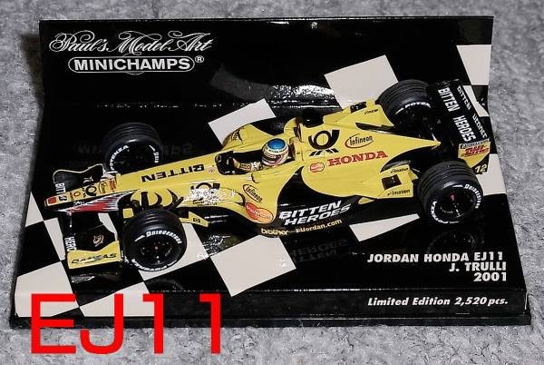 KYOSHO ミニッツ ジョーダンホンダ EJ11 ヤルノ・トゥルーリ 1/43 ジョーダン ホンダEJ11 トゥルーリ 2001 JORDAN HONDA 0 EJ11 1