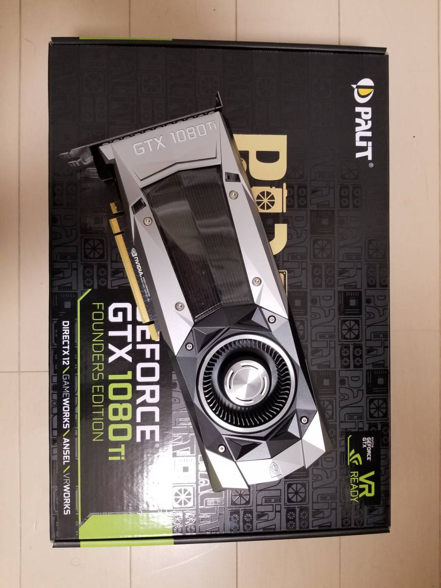  Palit GeForce GTX 1080 Ti Founders Edition(PCI Express)｜売買されたオークション情報、yahooの商品情報をアーカイブ公開 - オークファン PCI Express