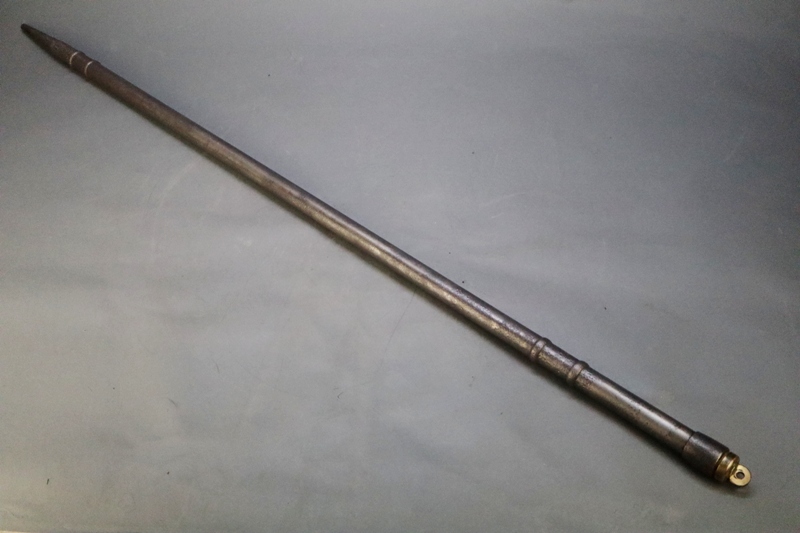 鉄製 契木術 鎖鉄球仕込棒/乳切木/武具武器/忍者古武道/鉄製古武器/振り杖 125cm(槍、薙刀)|売買されたオークション情報、yahooの ...