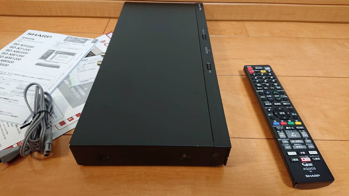 SHARP シャープ ブルーレイディスクレコーダー BD-NW520 2番組同時録画