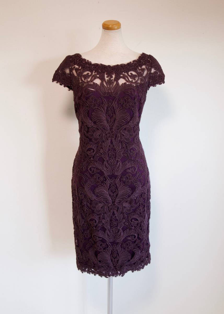 TADASHI SHOJI タダシショージ PURPLE ワンピース 「10 」/ 13号程度
