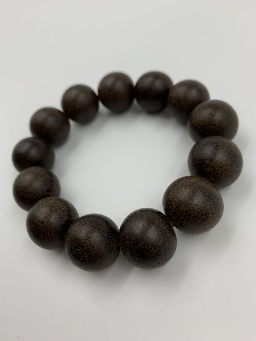 沈香ブレスレット ベトナム産 18mm 数珠ブレスレット メンズ ベトナム