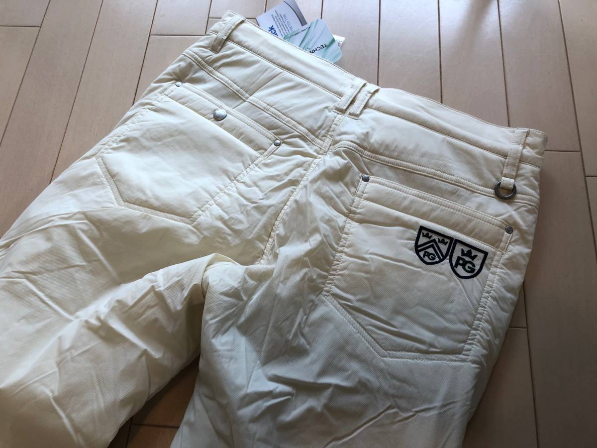 【驚きの破格値，低価】 P 正規 パーリーゲイツ 極暖 超軽量 中綿 ダイヤドビーストレッチ PSCコーティングパンツ airpack サイズ５ ホワイト P(80cm～)｜売買されたオークション情報、yahooの商品情報をアーカイブ公開 - パンツ、スラックス