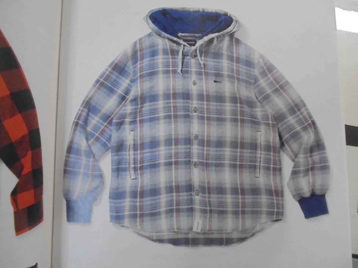 HOODED LS SHIRT MULE DESCENDANT [ DESCENDANT⁄MULE ネルシャツ M 0 