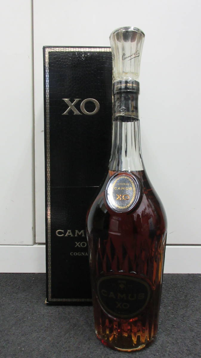 57254◆未開栓CAMUS XO ロングネック カミュ XO 700ml 40% 箱付き
