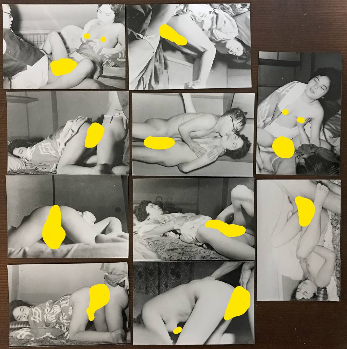 風俗資料 希少 芸術 古写真画像 ヌード アダルト ポルノ エロ 白黒写真画像 春画 裸婦 昭和レトロ 10枚セット 128_1
