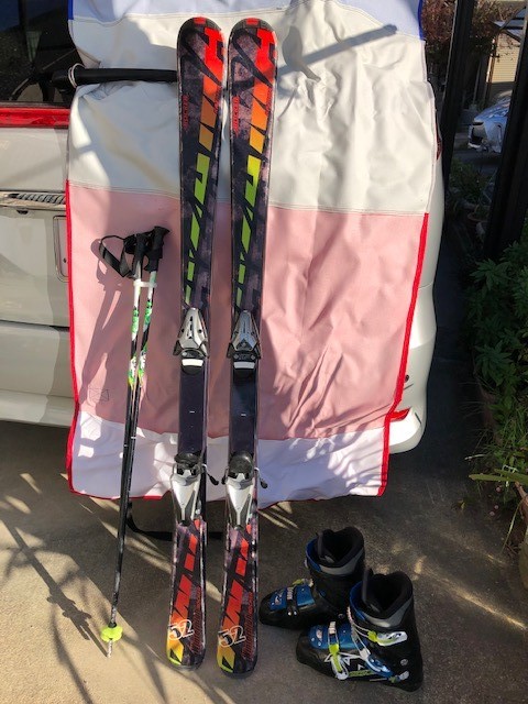 カービングスキー セット☆板 elan 152cm・ブーツ DOLOMITE 23cm☆USED