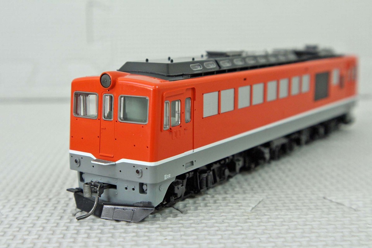 ▽中古品▽TOMIX HOゲージ HO-202 国鉄 DF50形ディーゼル機関車（朱色