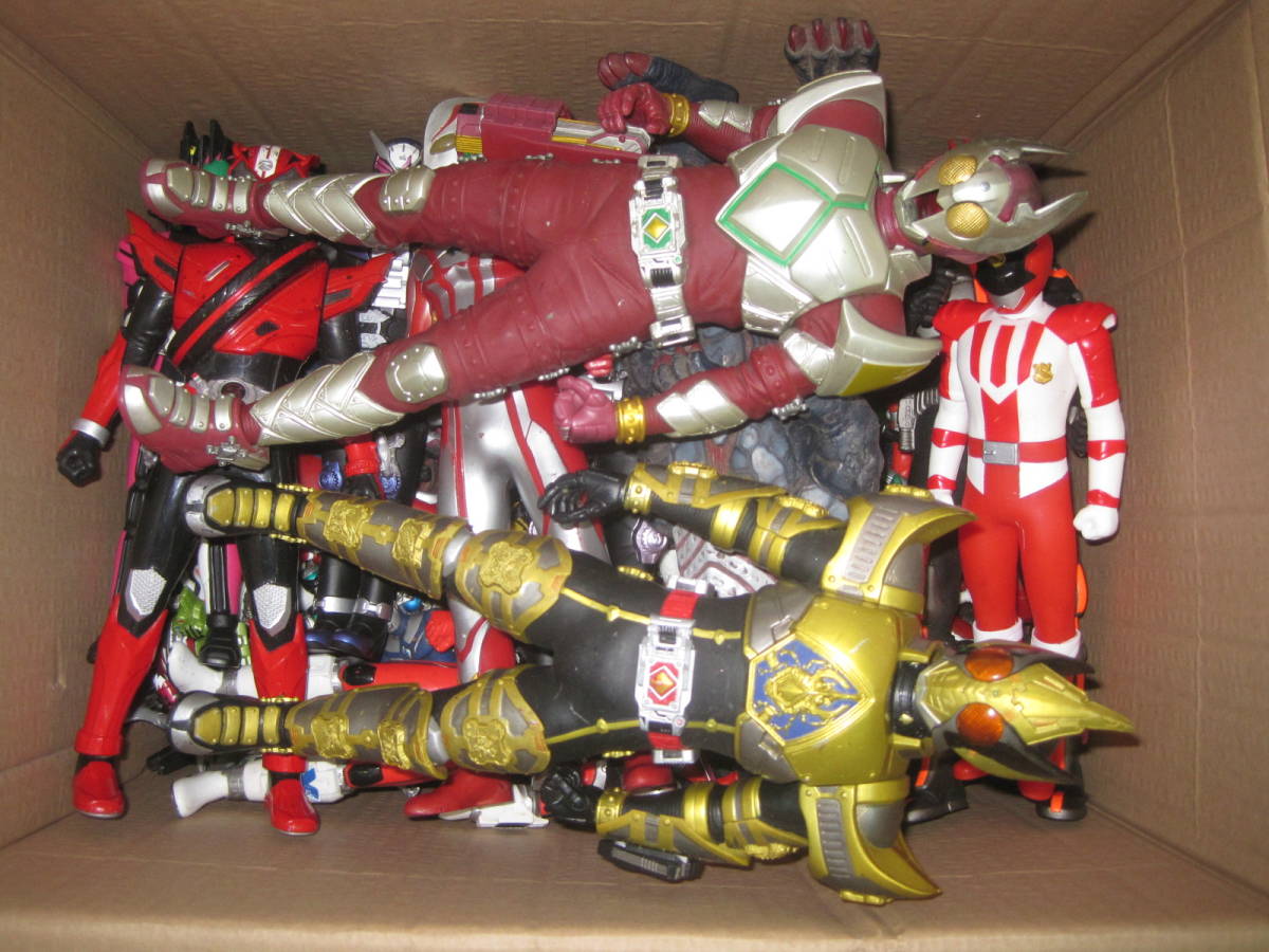 ソフビヒーロー仮面ライダー ジャンク フィギュア 大量まとめセット 