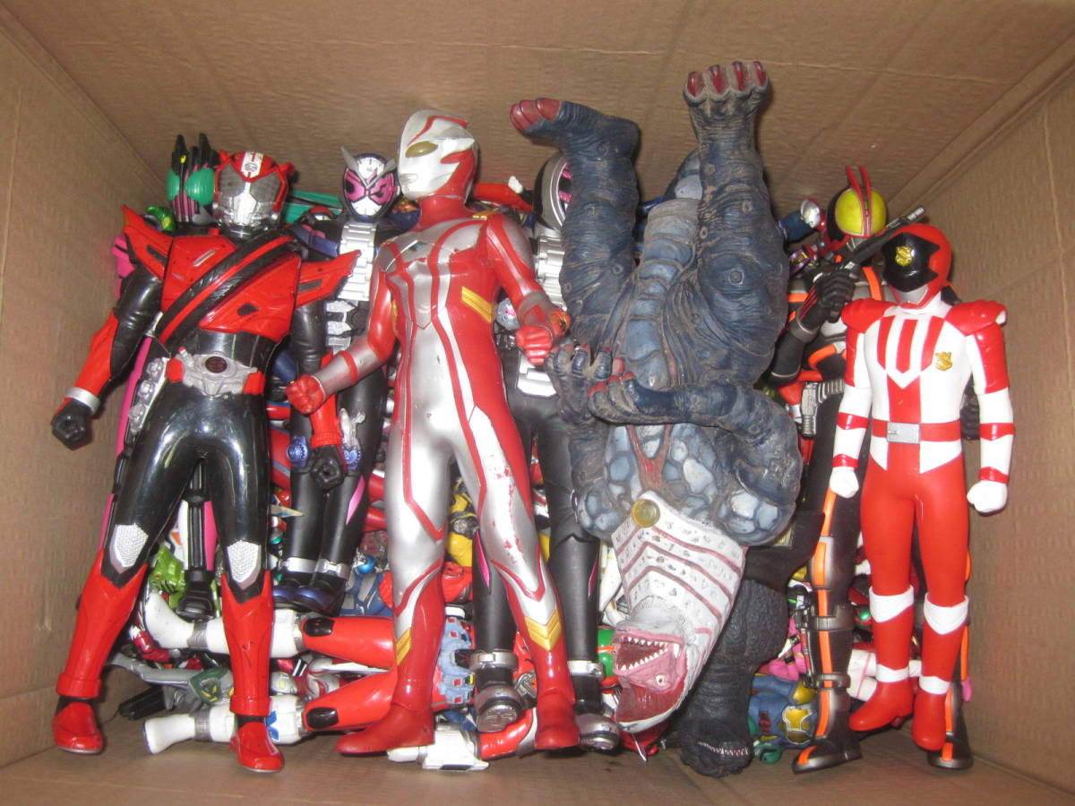 ソフビヒーロー仮面ライダー ジャンク フィギュア 大量まとめセット 