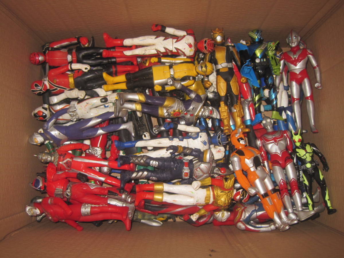 ソフビヒーロー仮面ライダー ジャンク フィギュア 大量まとめセット 