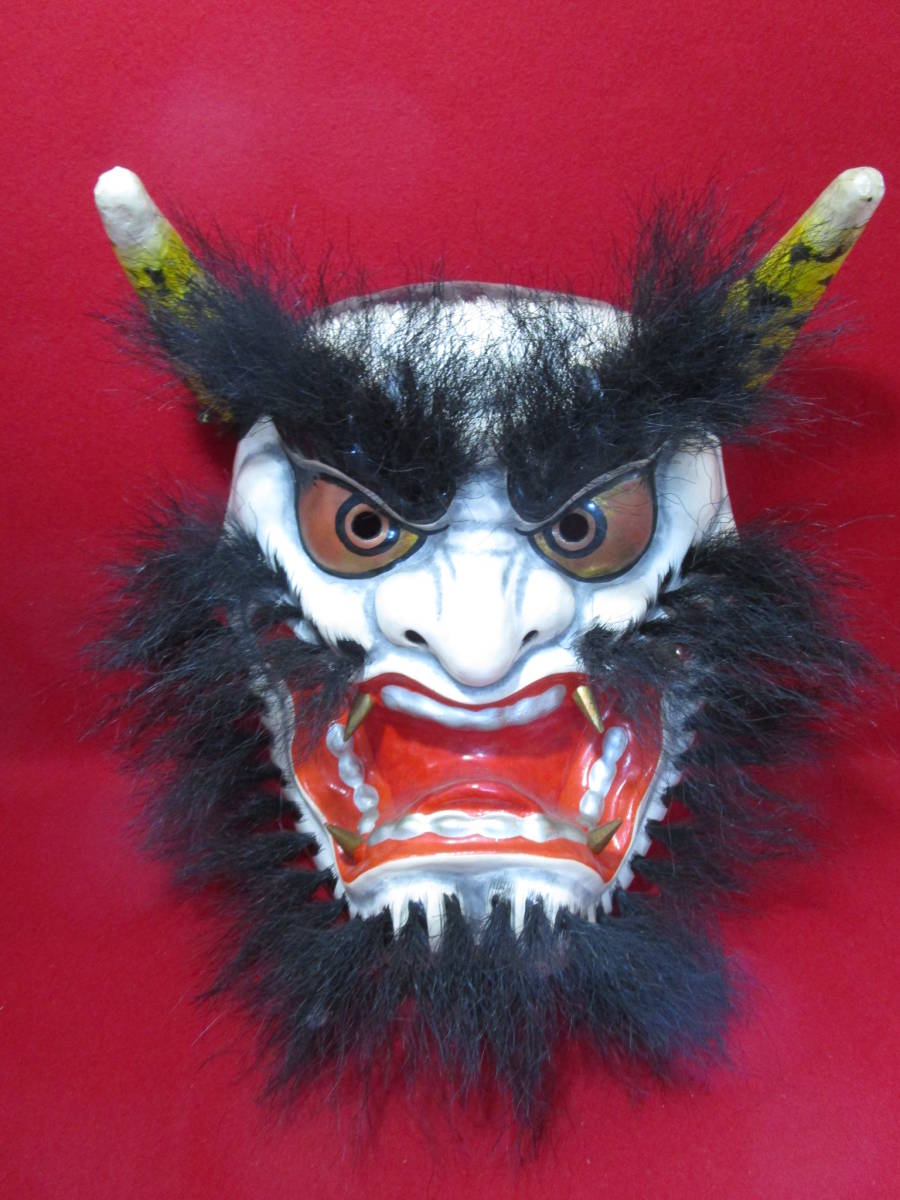 S-81 神楽面 岩本万吉作