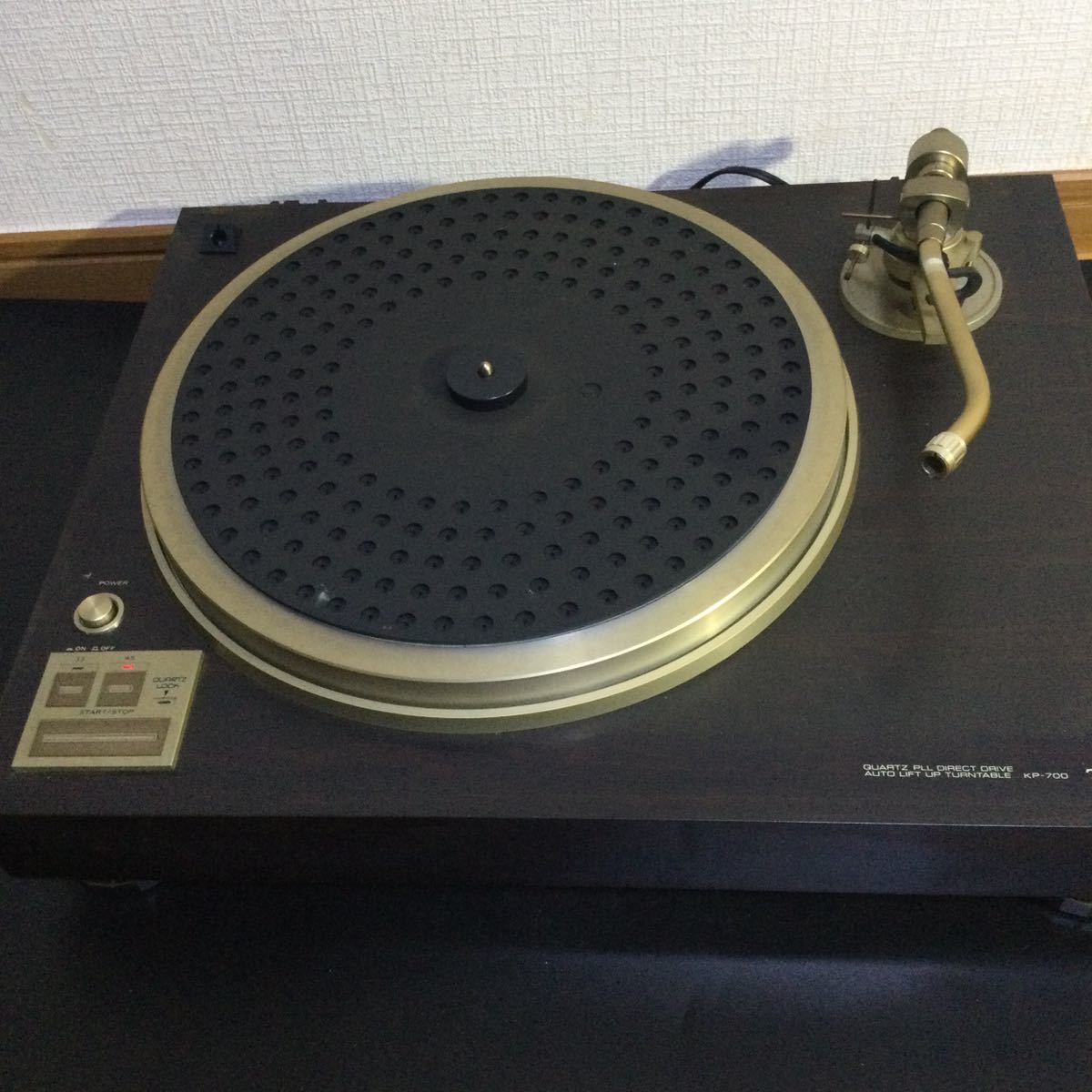 12893☆TRIO/トリオ ターンテーブル KP-700 レコードプレーヤー☆現状