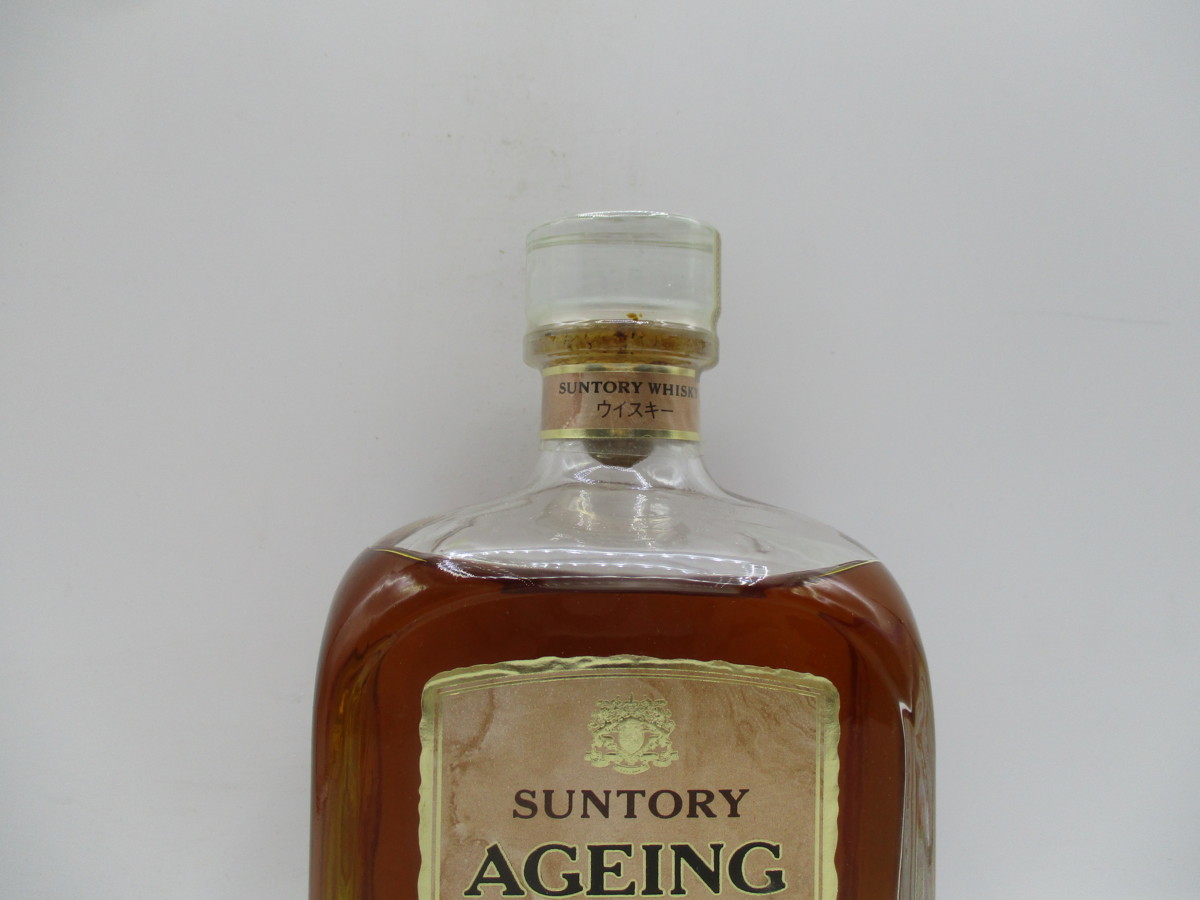 【同梱OK商品】SUNTORY WHISKY AGEING 15 サントリーウイスキー エイジング 未開封 古酒 750ml E86710 0 Suntory 飲料 - 15-year-old 有田焼