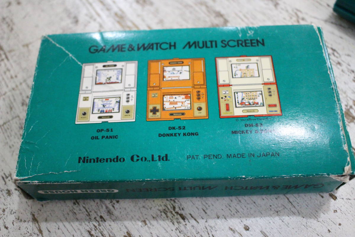 & Game Multi Screen Watch Nintendo - Kong Donkey GAME WATCH