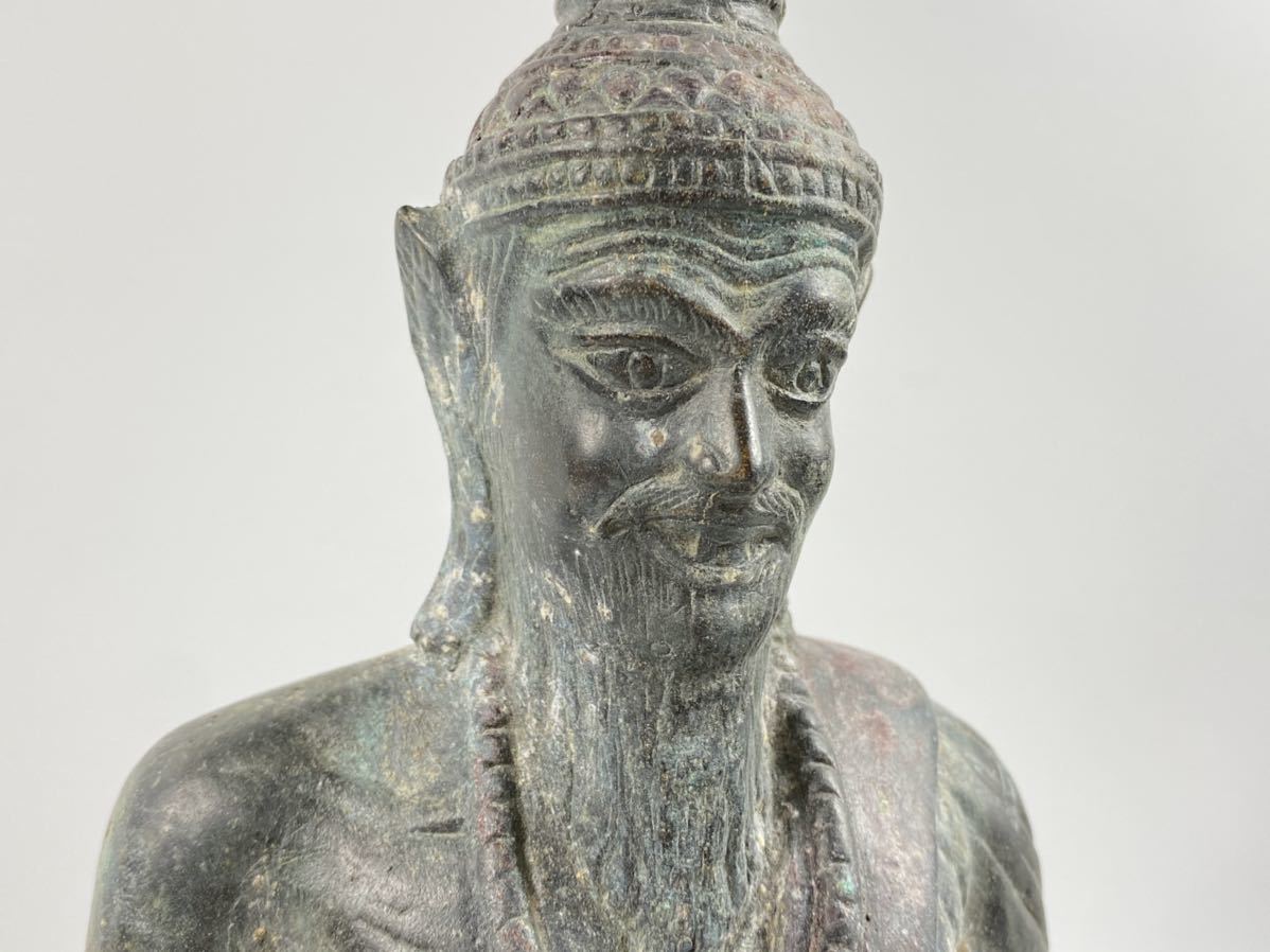 仏像 唐物 仏教美術 中国美術 置物 清時代 中国古玩 古銅 獅子 銅器 塗