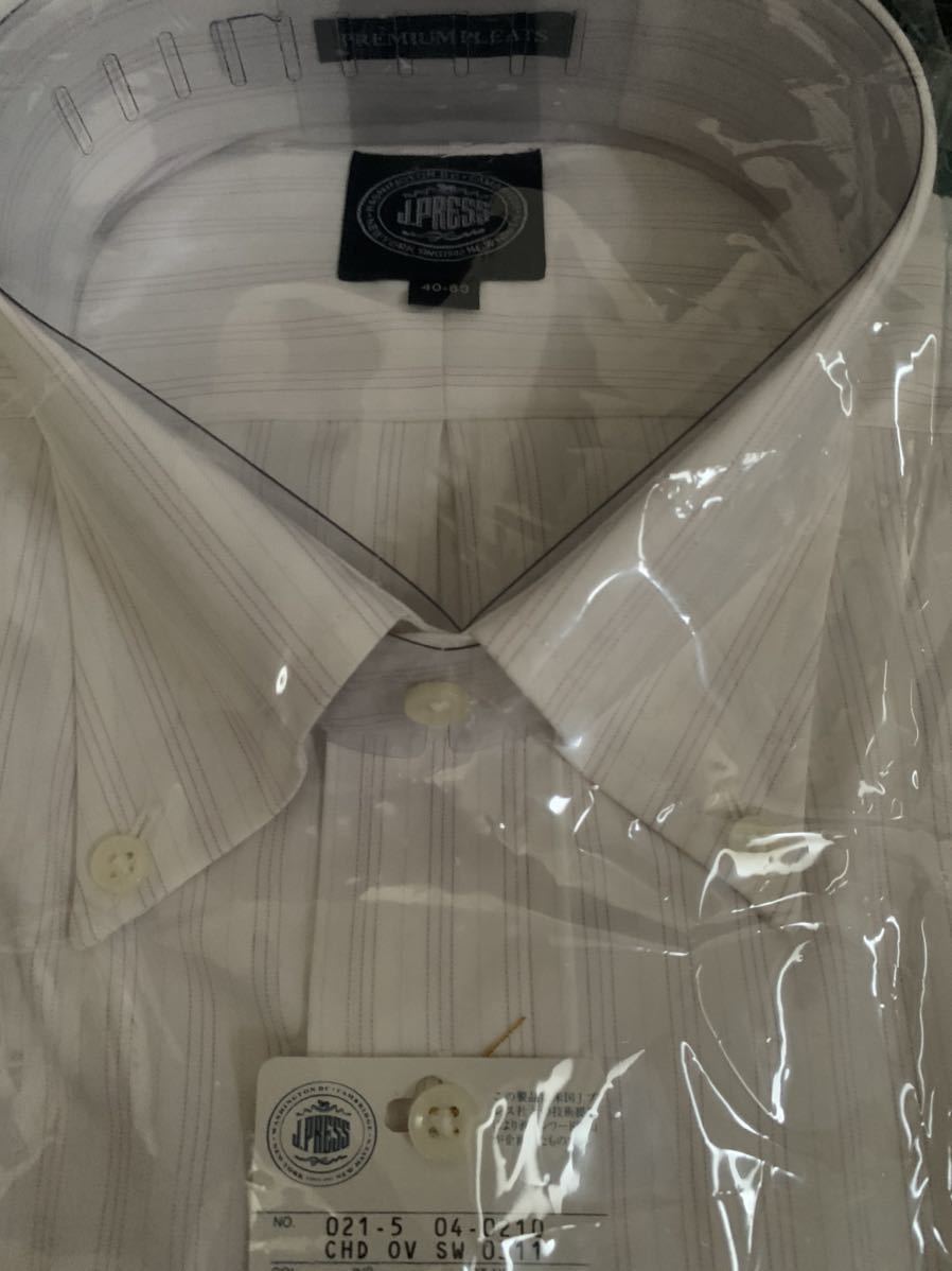 HOT，定番 J.PRESS J.プレス Yシャツ サイズ 40-83 白地に細い赤とグレーのストライプ(男性用)｜売買されたオークション情報、yahooの商品情報をアーカイブ公開 - オークファン 男性用