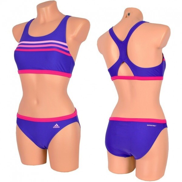 即決】adidas アディダス 女性用 ビキニ ツーピース 水着 ビーチバレー