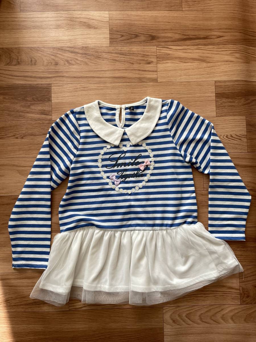 トップス 長袖 女の子 １４０サイズ フリル 花 140 135 144cm 売買されたオークション情報 Yahooの商品情報をアーカイブ公開 オークファン Aucfan Com